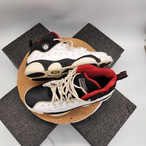 JORDAN JUMPMAN TEAM II BG SIZE 6.5 YOUTH 8 WOMEN SHOES 820273 101 - Picture 13 of 13